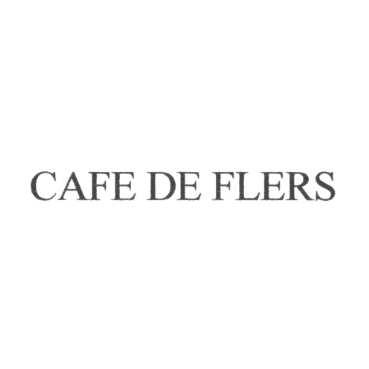 Бренд "CAFE DE FLERS", товарный знак № 1030098