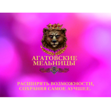 Логтип "АГАТОВСКИЕ МЕЛЬНИЦЫ", товарный знак № 995868