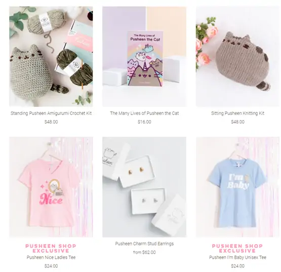 Лишь малая часть ассортимента официального магазина.