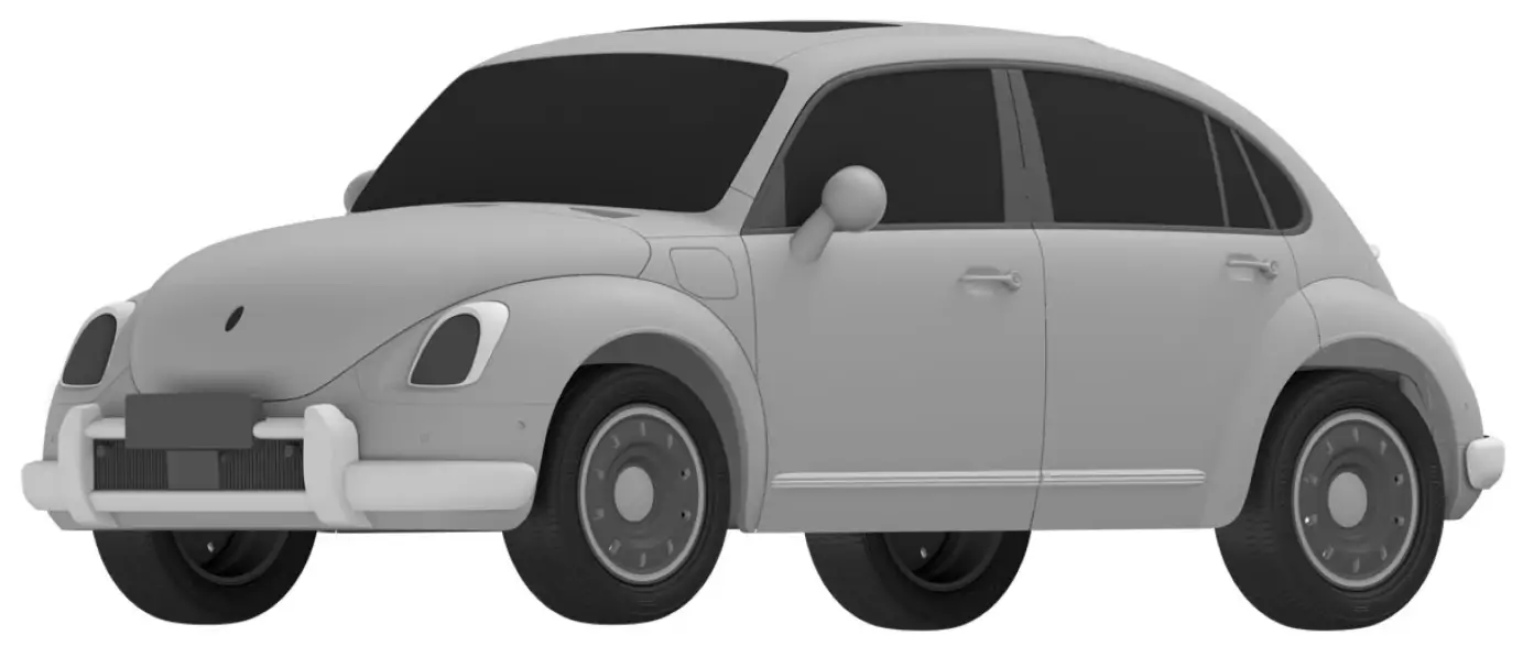 Китайский автоконцерн запатентовал в ЕС промышленный образец копии «Жука»