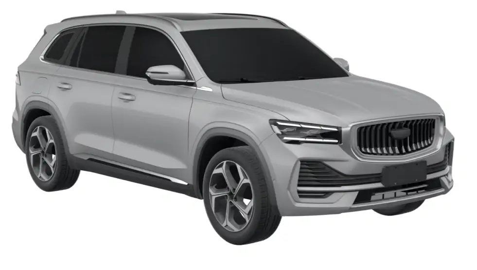 Geely получила в РФ патент на промышленный образец нового кроссовера