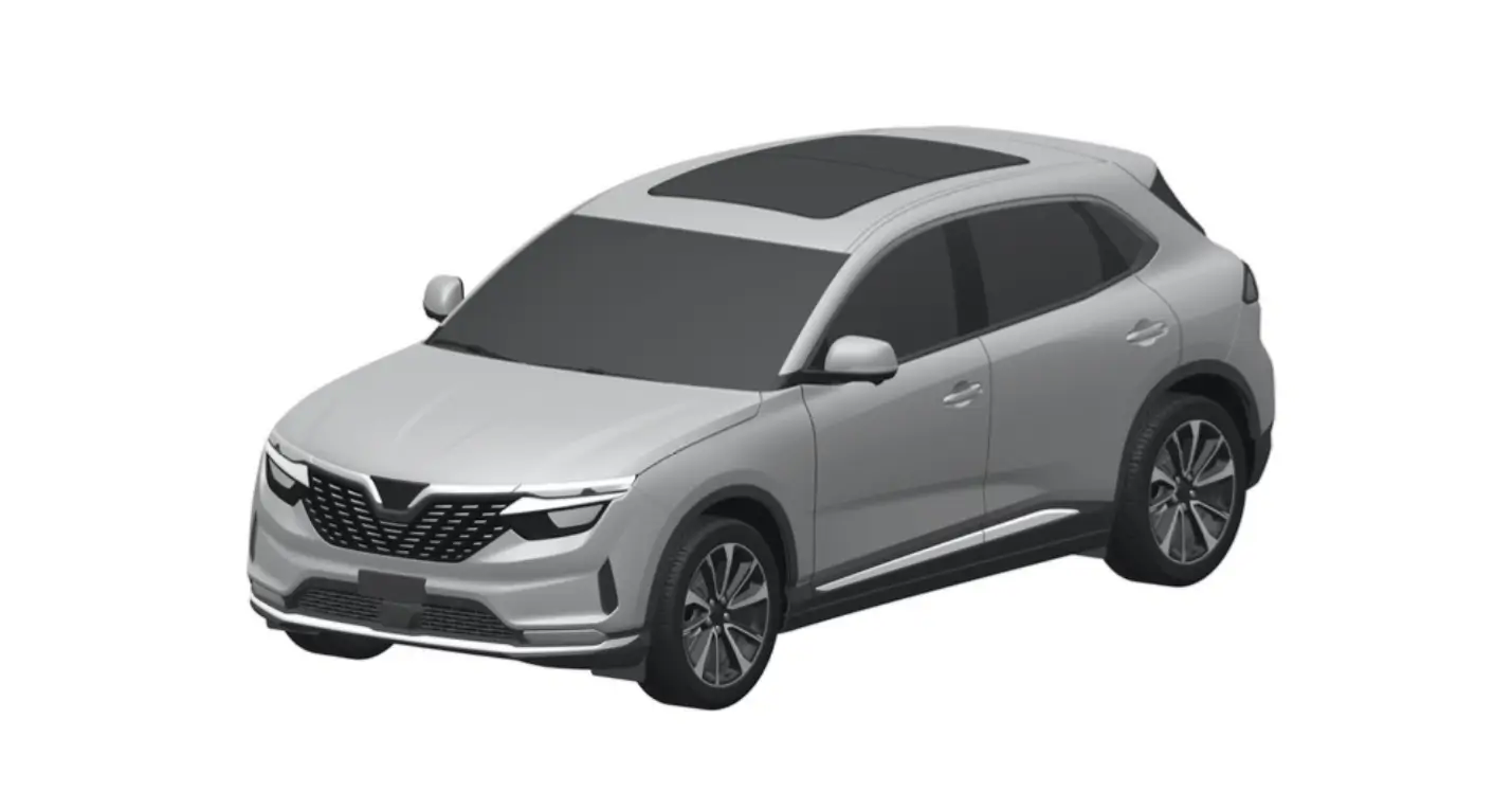 Вьетнамский Vinfast получил в России патент на промышленный образец нового кроссовера